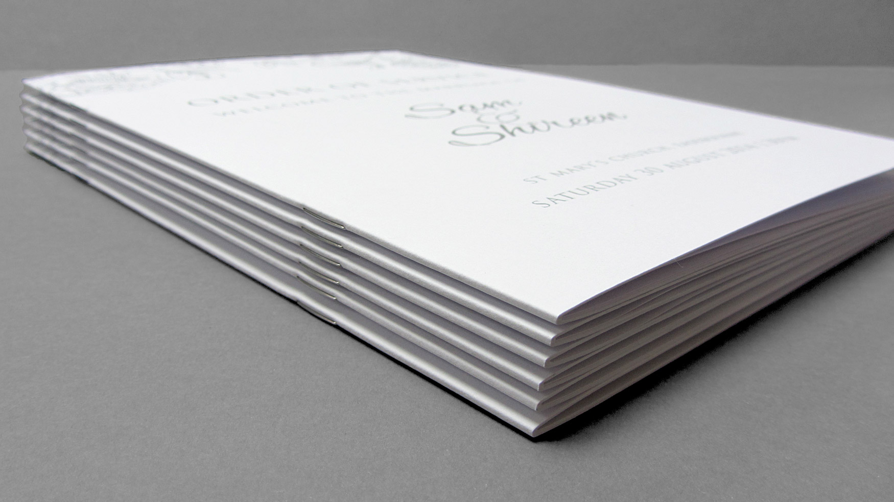 saddle stitch booklet